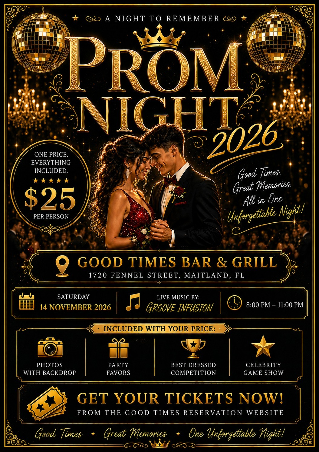 Prom Night 2026 event poster